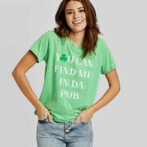 Doe St. Patrick's Day You Can Find Me In Da Pub Tee